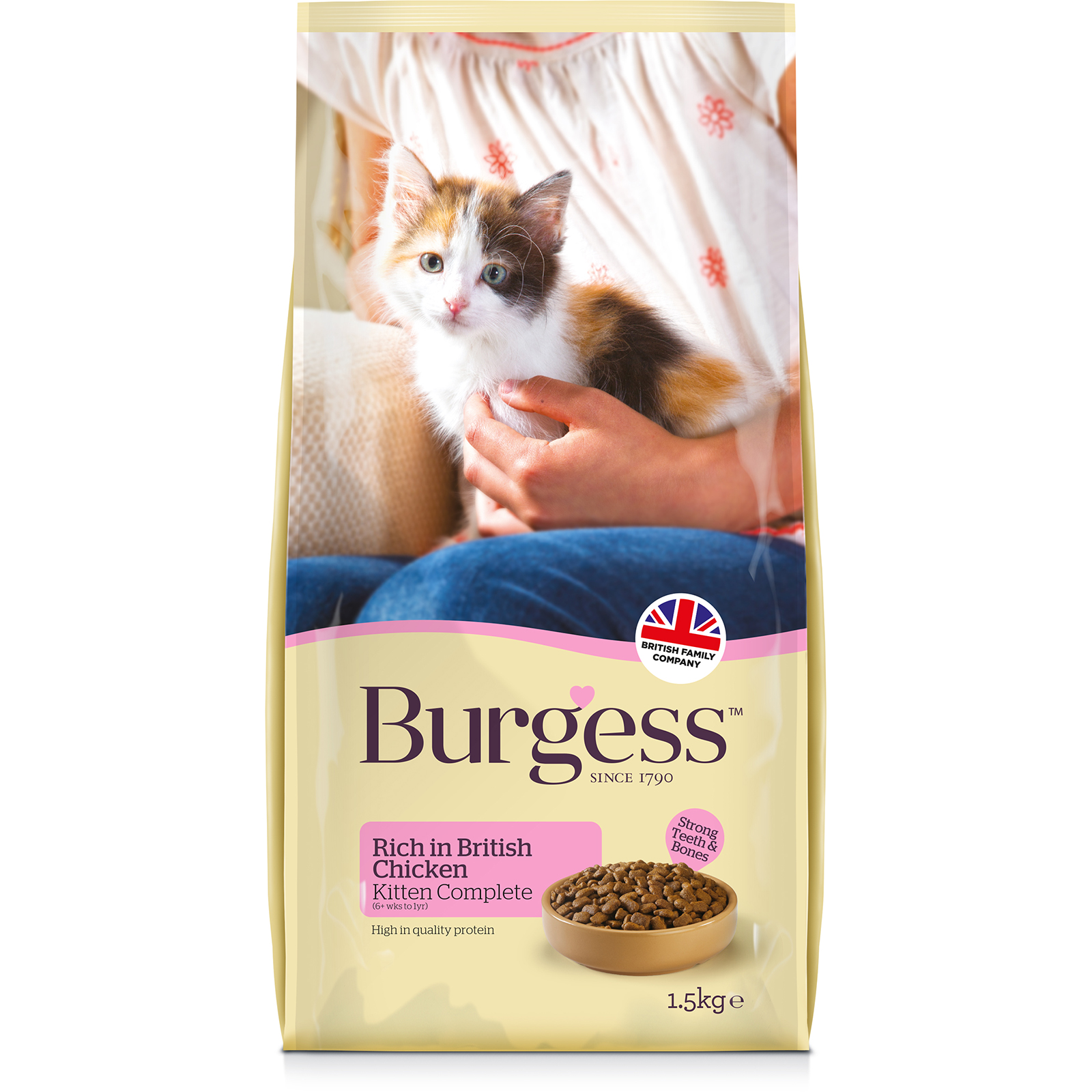 Burgess Kitten with Chicken (1.5kg)